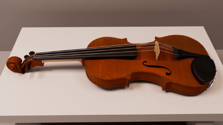 Violin on Table